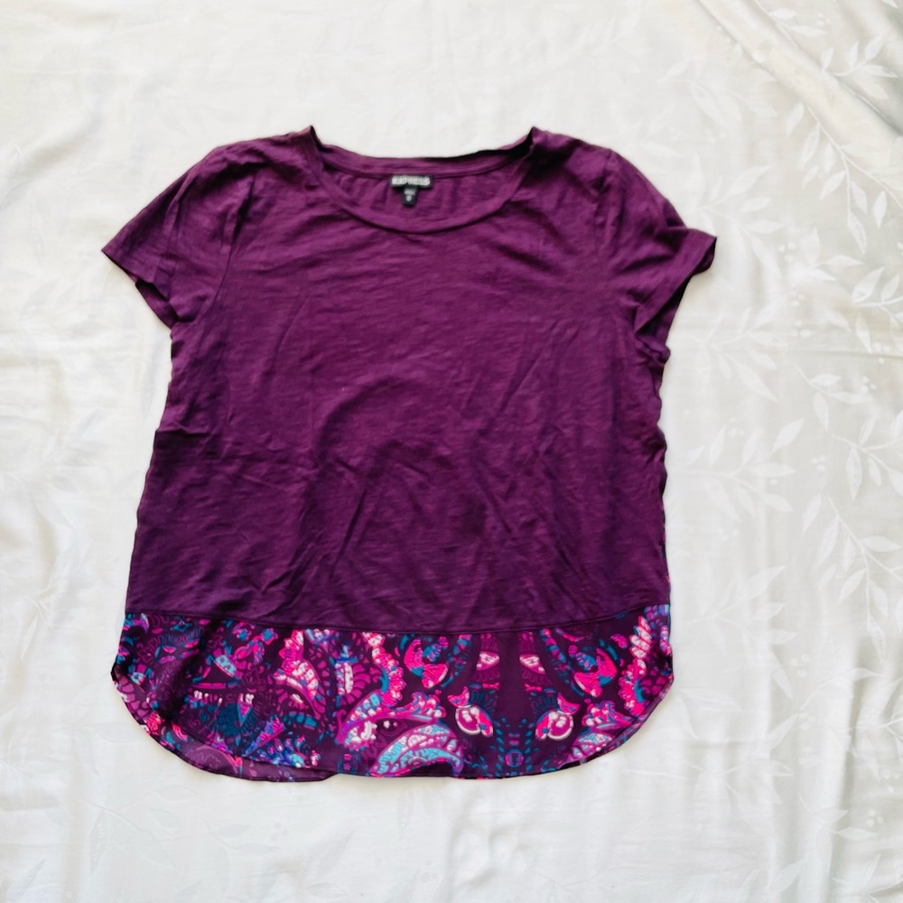 Express Mixed Media Tee